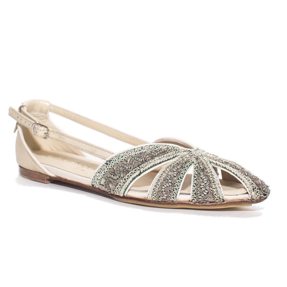 Meher Kakalia Queen Doris Sling-Back - Champagne - Picture 2 of 4